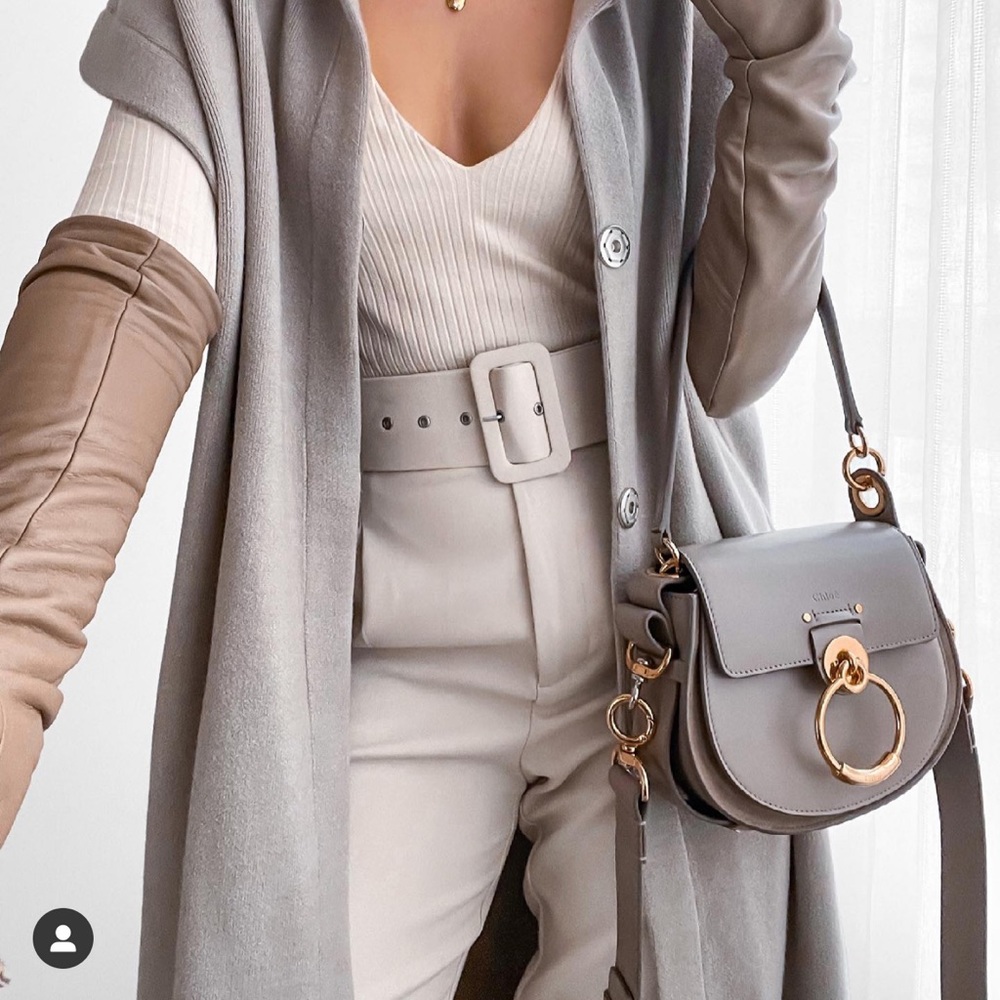 NWT ZARA HIGH WAISTED BELTED PANTS - Picture 7 of 8